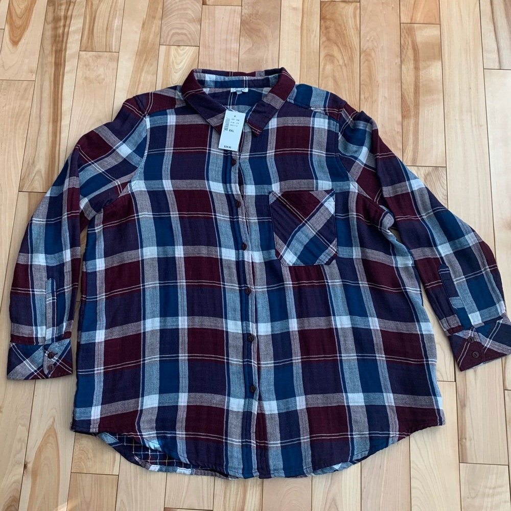 Kismet Plaid Shirt Size XXL